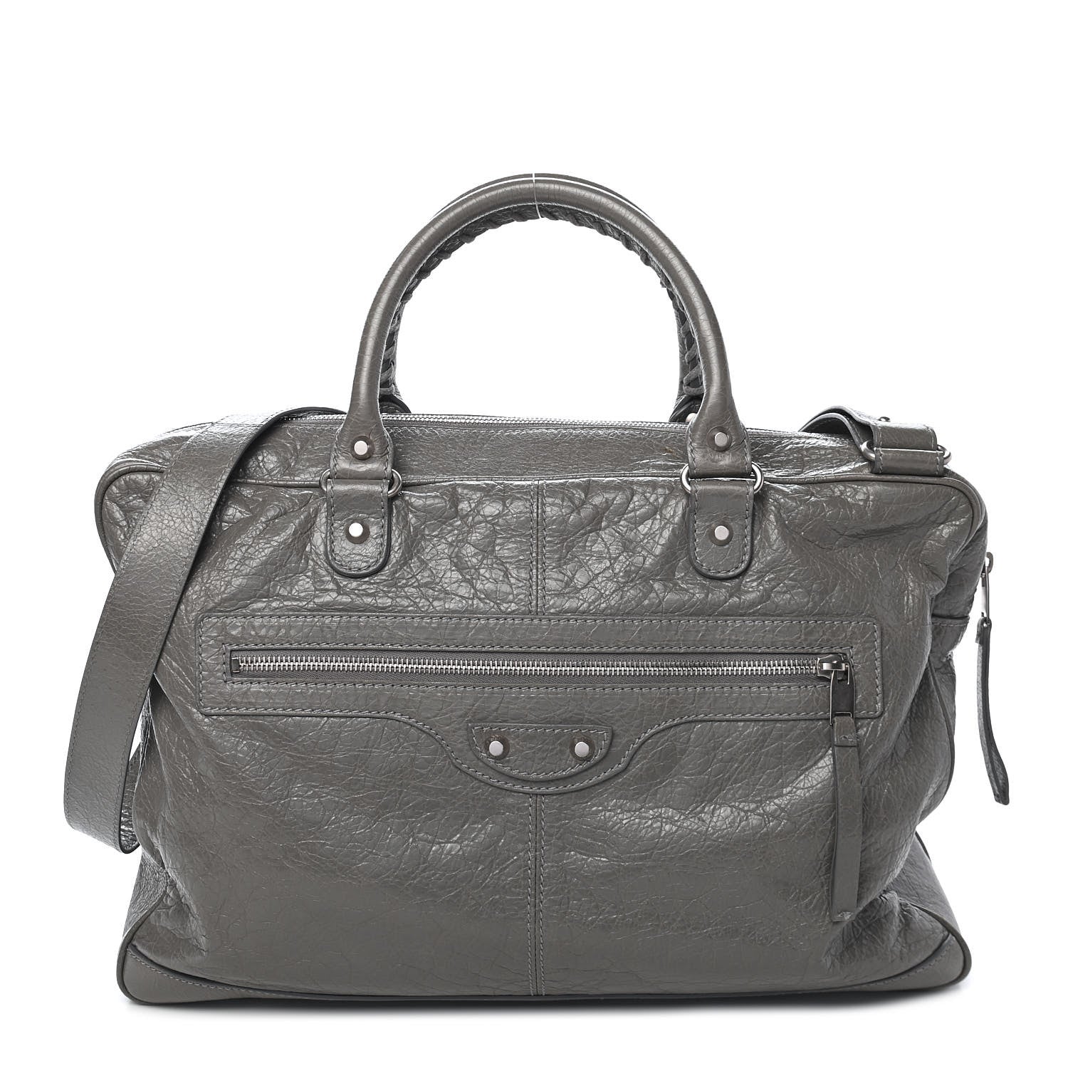 Balenciaga Agneau Classic Hardware Mens Mini Folder Gris Fumee 1 of 11