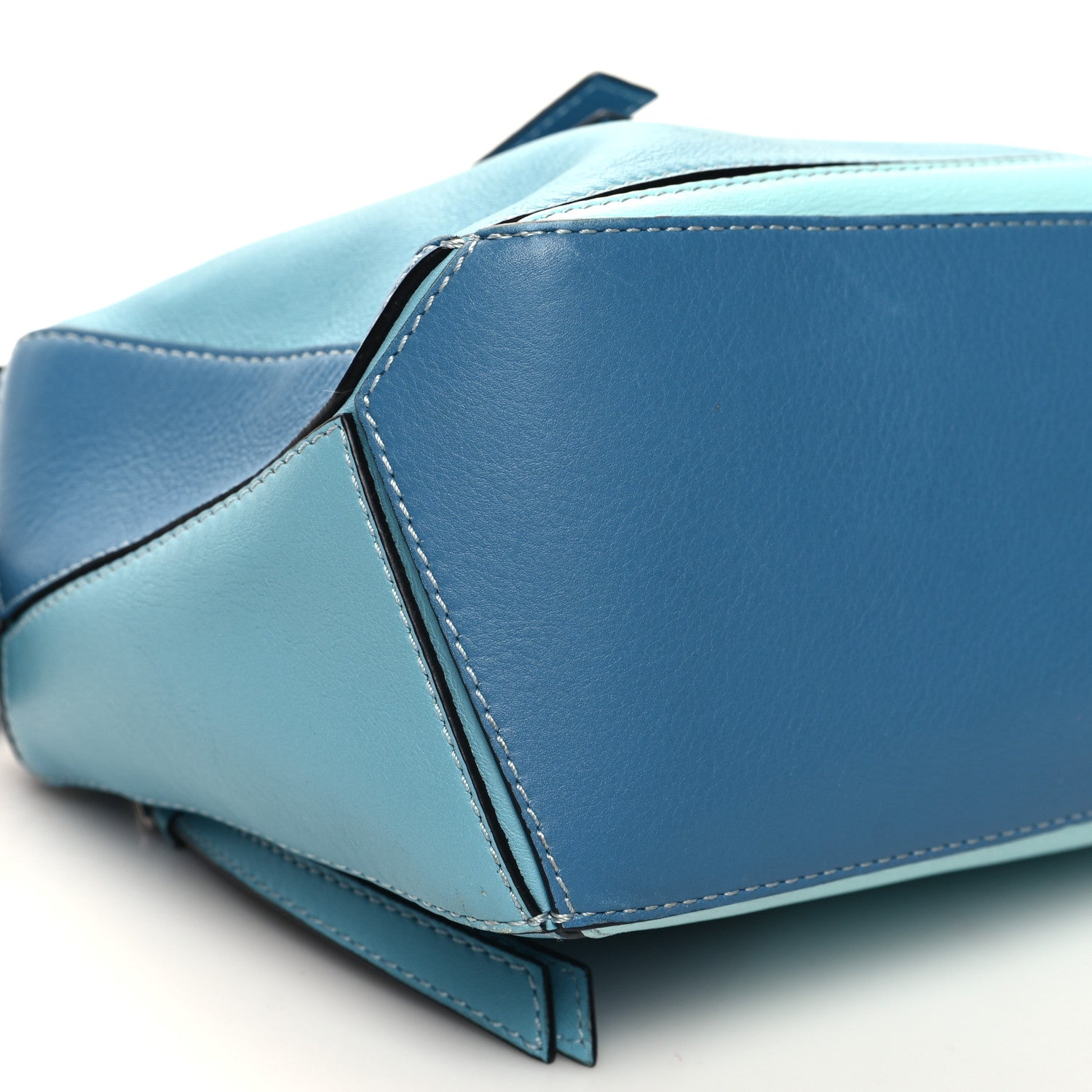 Loewe Calfskin Small Puzzle Bag Light Blue Aqua 8 of 10