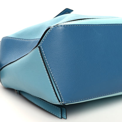 Loewe Calfskin Small Puzzle Bag Light Blue Aqua 8 of 10