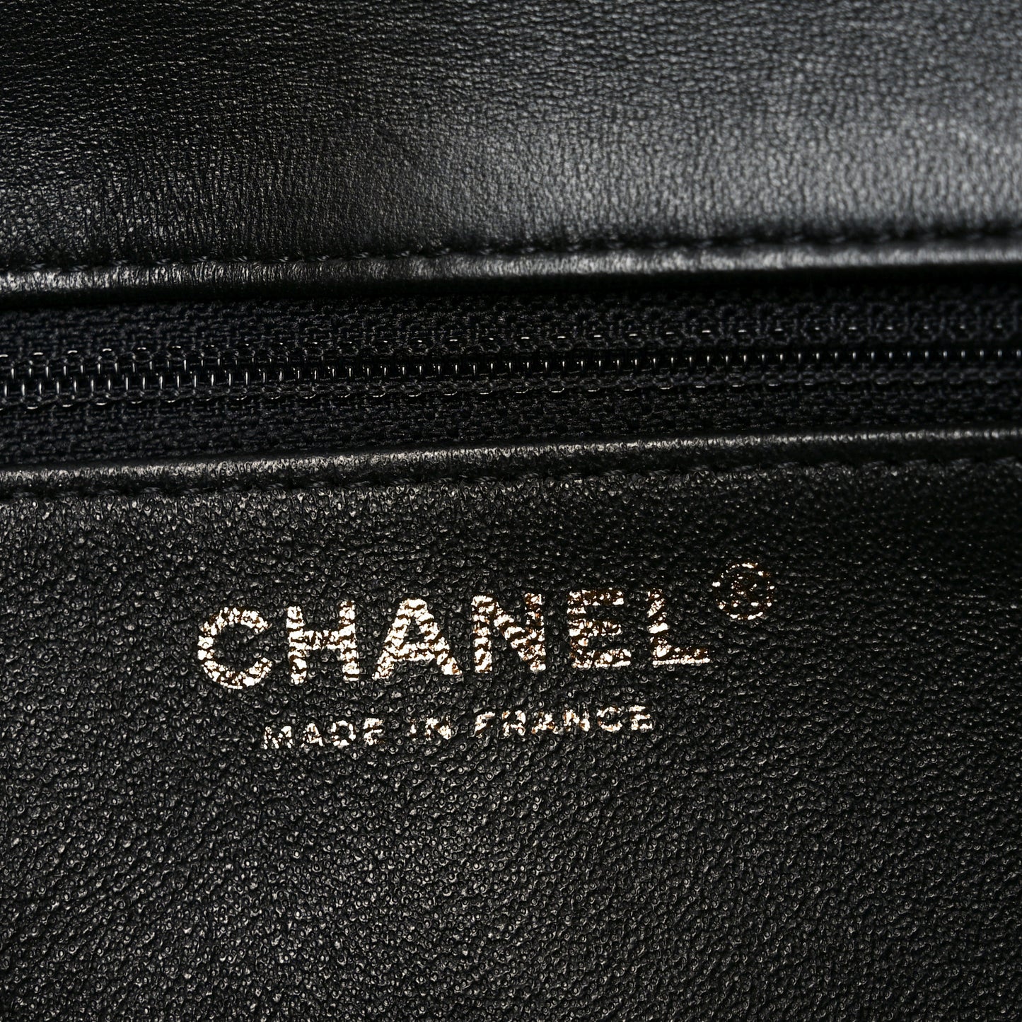 Lambskin Quilted Flap Clutch Black