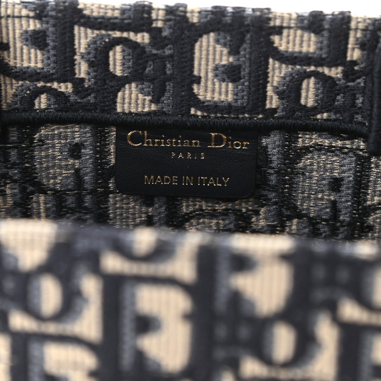 Oblique Small Book Tote Blue Multicolor