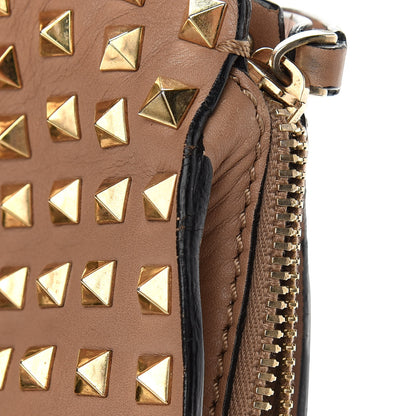 Valentino Garavani Vitello Rockstud All Over Dome Shopper Taupe 11 of 17