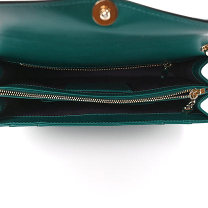 Bulgari Calfskin Serpenti Forever Shoulder Bag Emerald Green 6 of 15