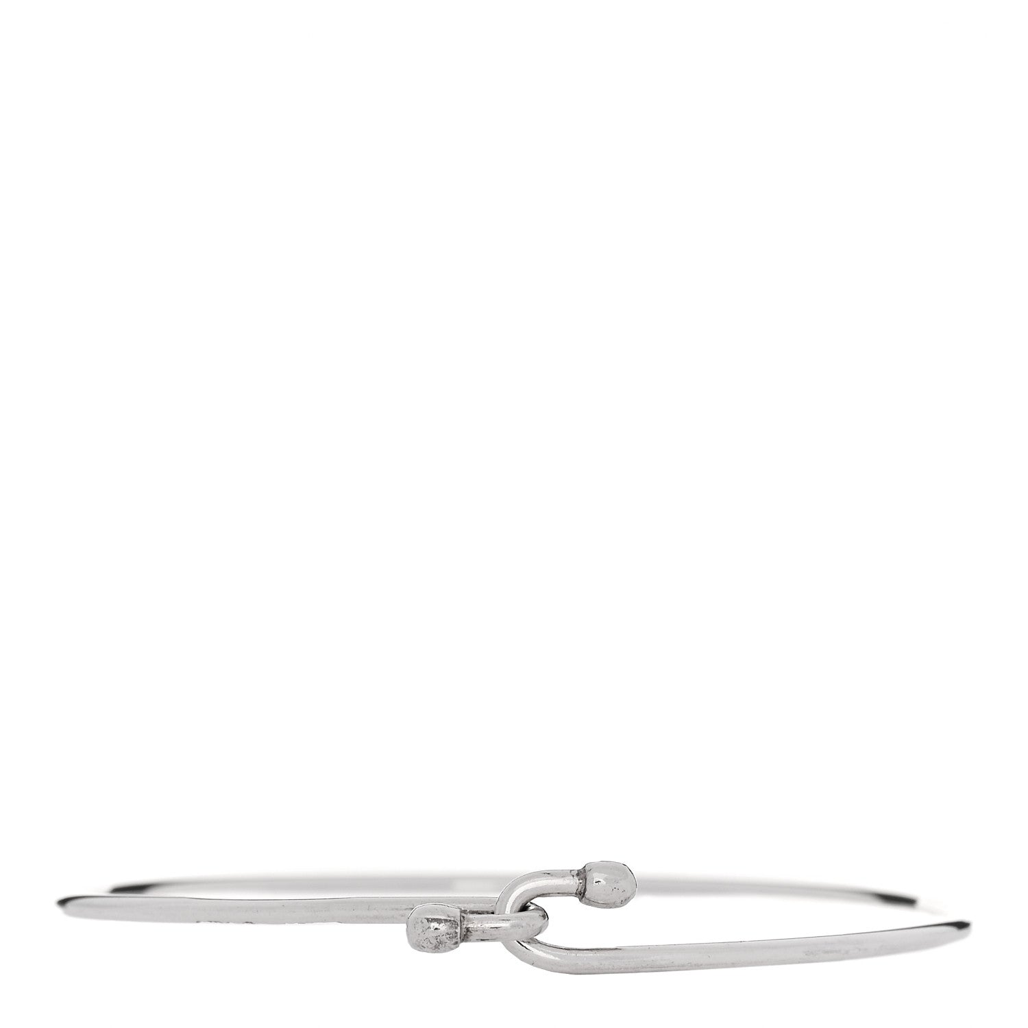 Tiffany Sterling Silver Hook Bangle Bracelet 1 of 4