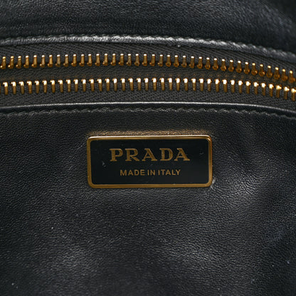 Prada Calfskin Large Soft Sound Shoulder Bag Black 6 of 10