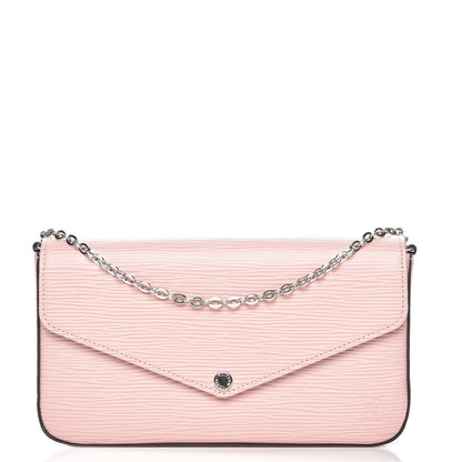 Louis Vuitton Epi Pochette Felicie Rose Ballerine 1 of 11