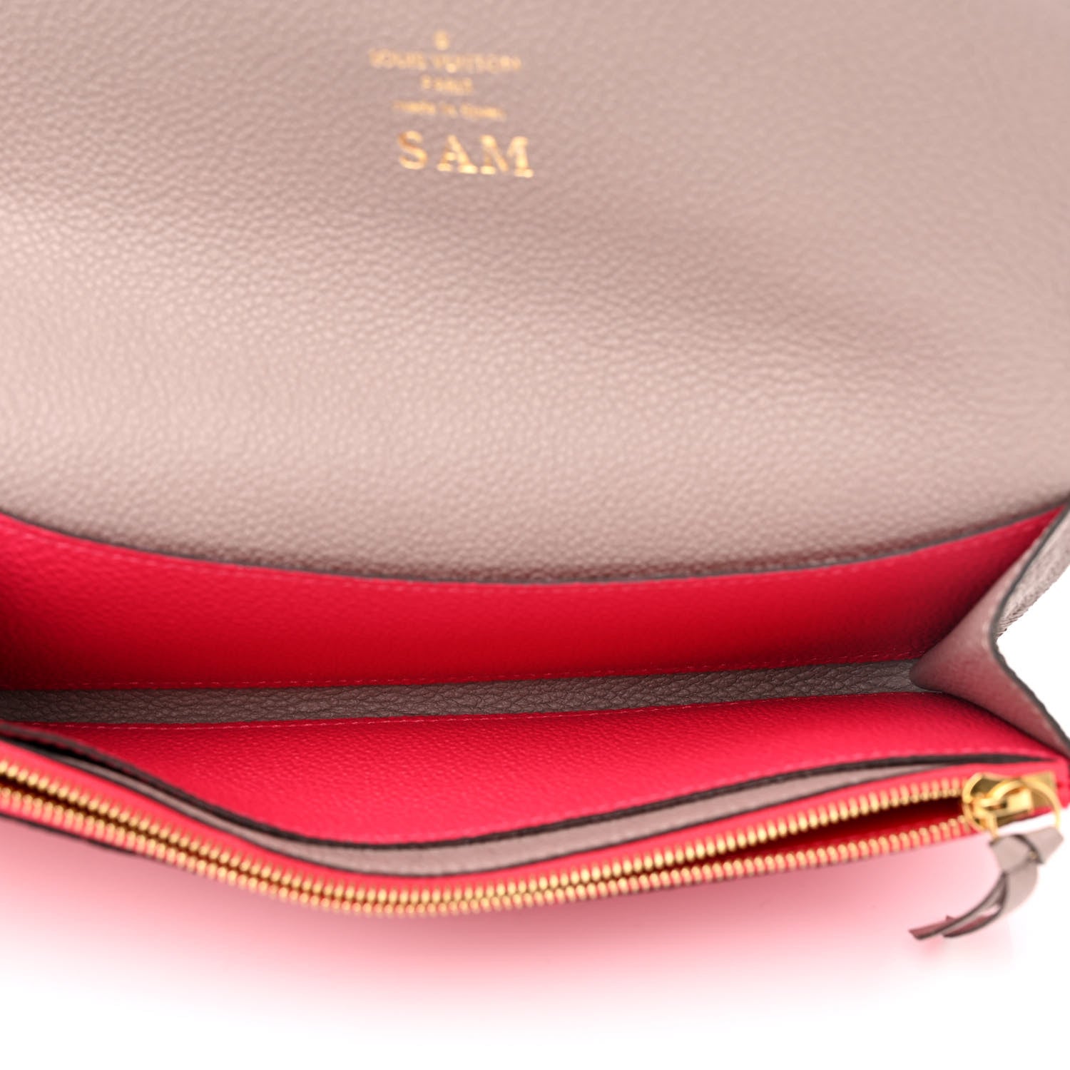 Louis Vuitton Empreinte Emilie Wallet Hot Pink 5 of 9