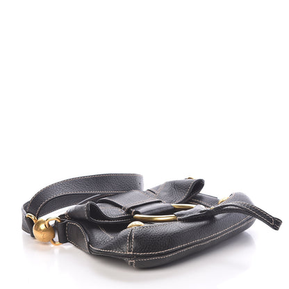 Dolce & Gabbana Grained Calfskin D Ring Shoulder Bag Black 4 of 9