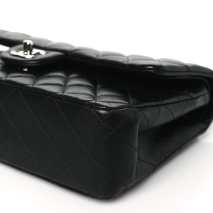 Chanel Lambskin Quilted Medium Double Flap Black 10 of 10