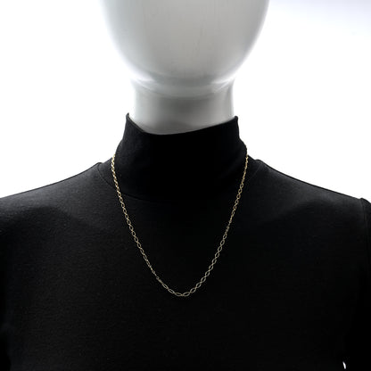 Tiffany 18K Yellow Gold Oval Link Chain Necklace 20" 3 of 5