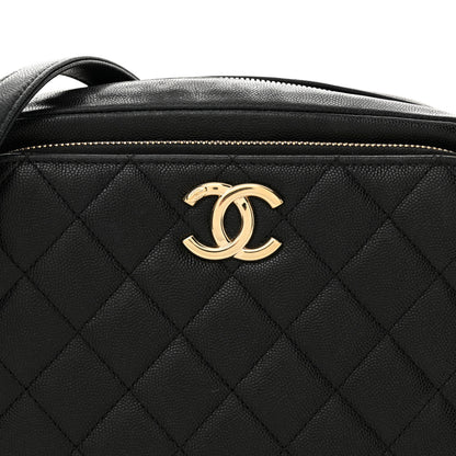 Chanel Caviar Quilted Medium Business Affinity Camera Case Black 8 of 15