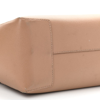 Burberry Calfskin TB Motif Embossed Medium Tote Camel 8 of 13