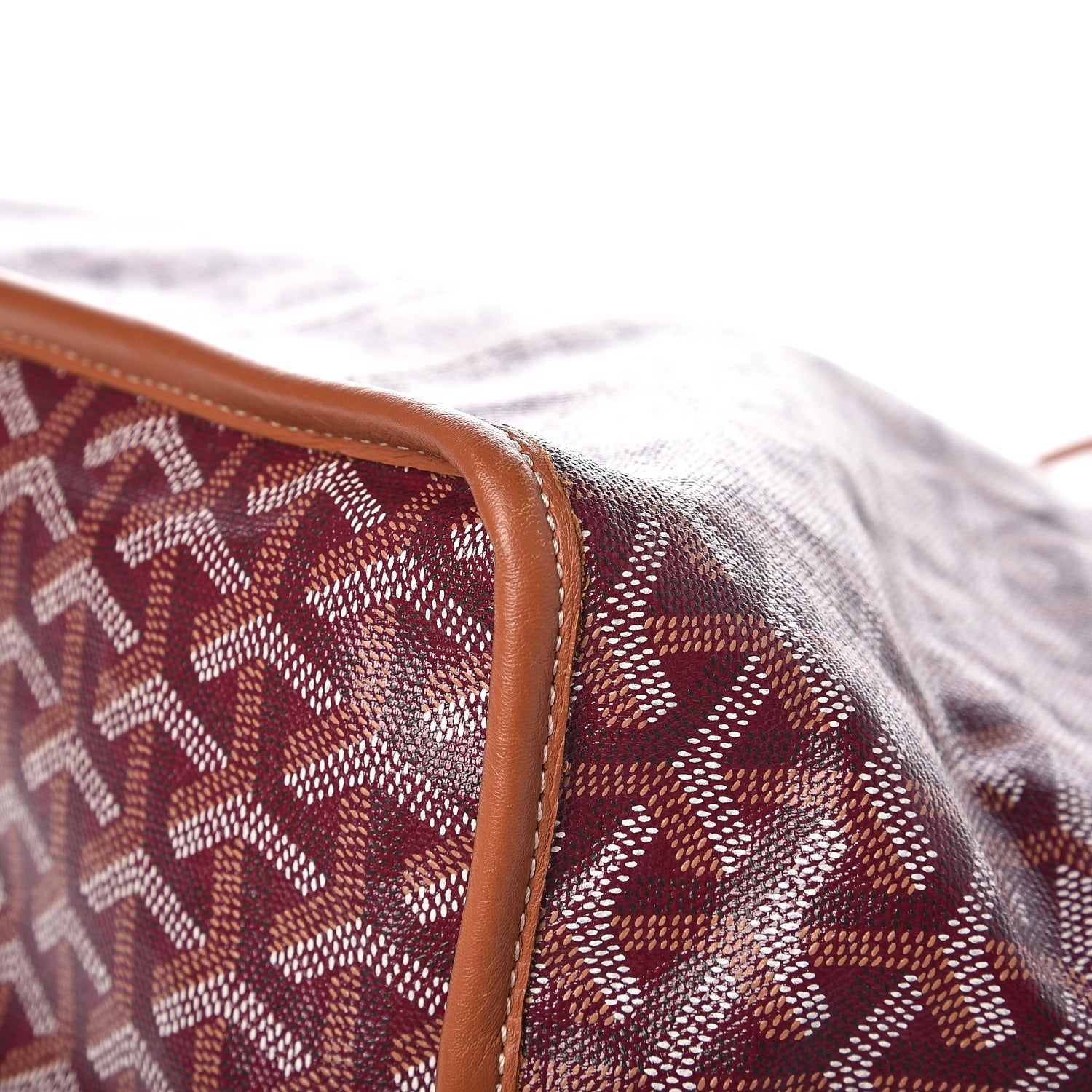 Goyard Goyardine Reversible Pertuis GM Burgundy 12 of 13