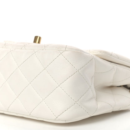 Chanel Lambskin Quilted Mini Romance Square Flap White 9 of 19