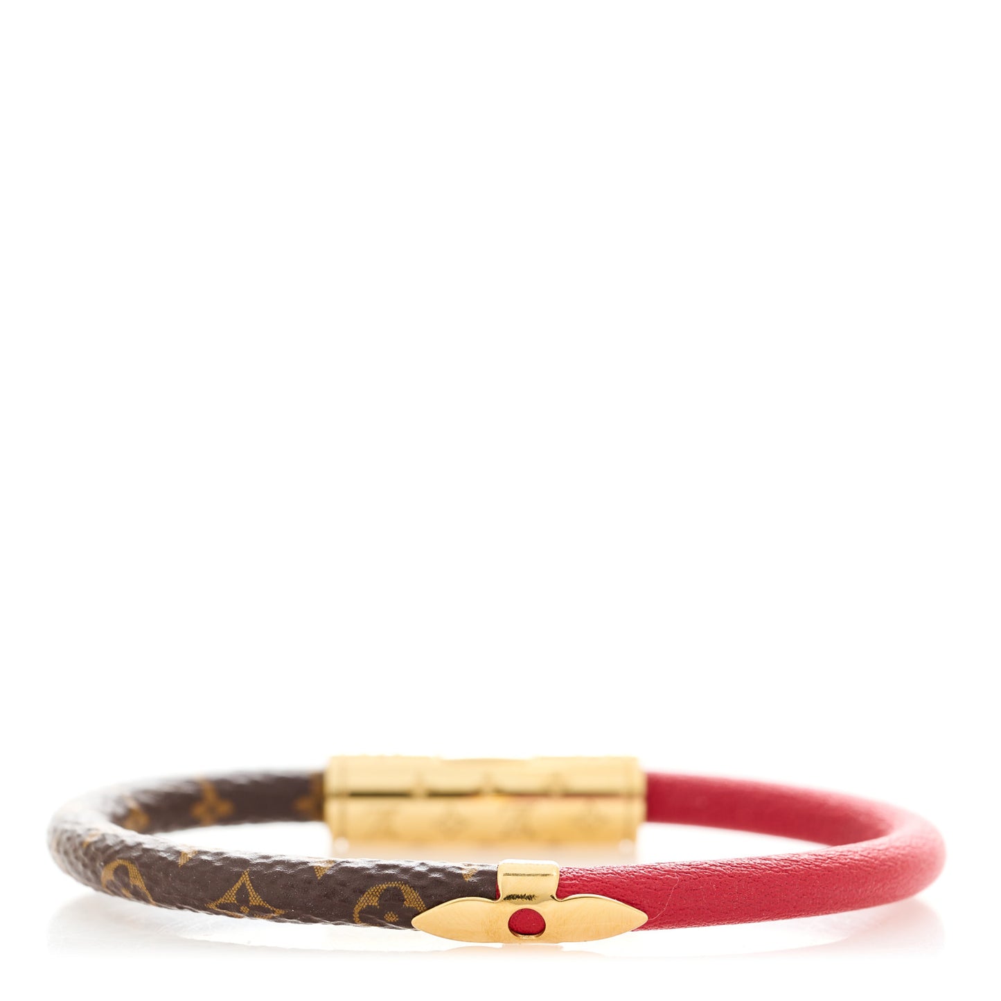 Monogram Daily Confidential Bracelet 17 Red