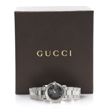 Gucci Stainless Steel 27mm G-Round Quartz Watch Black 7 of 7