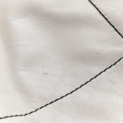 Chanel Shiny Calfskin Quilted Chanel 22 White Black 13 of 14