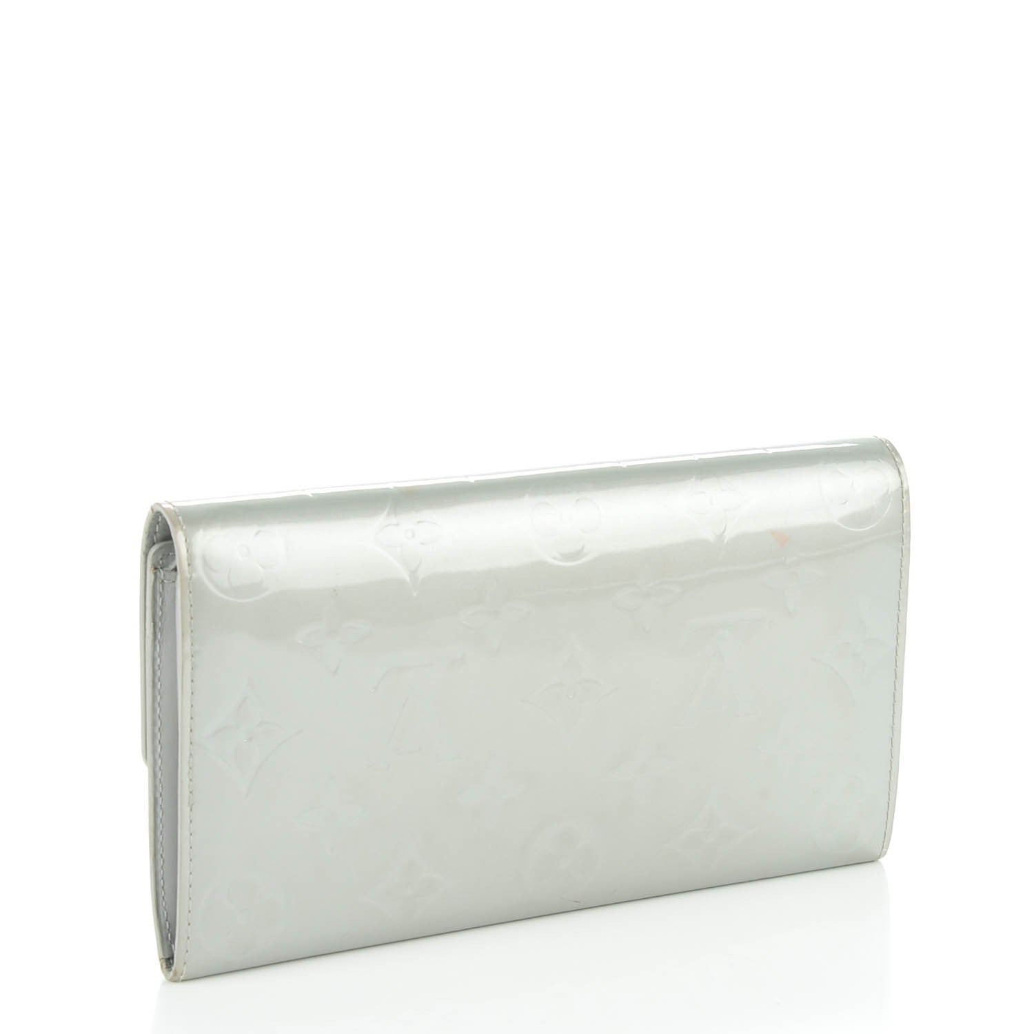 Louis Vuitton Vernis Sarah Wallet Silver 3 of 7