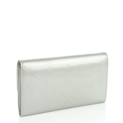 Louis Vuitton Vernis Sarah Wallet Silver 3 of 7