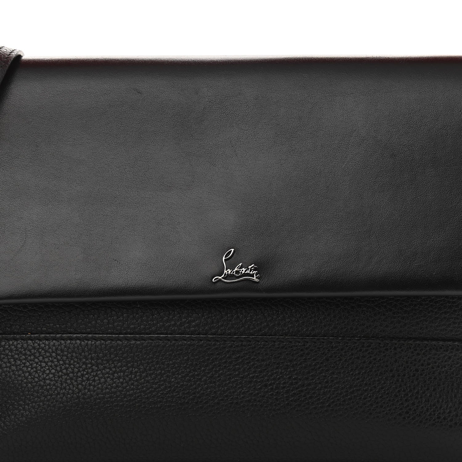 Christian Louboutin Calfskin Boudoir Shoulder Bag Black 11 of 12