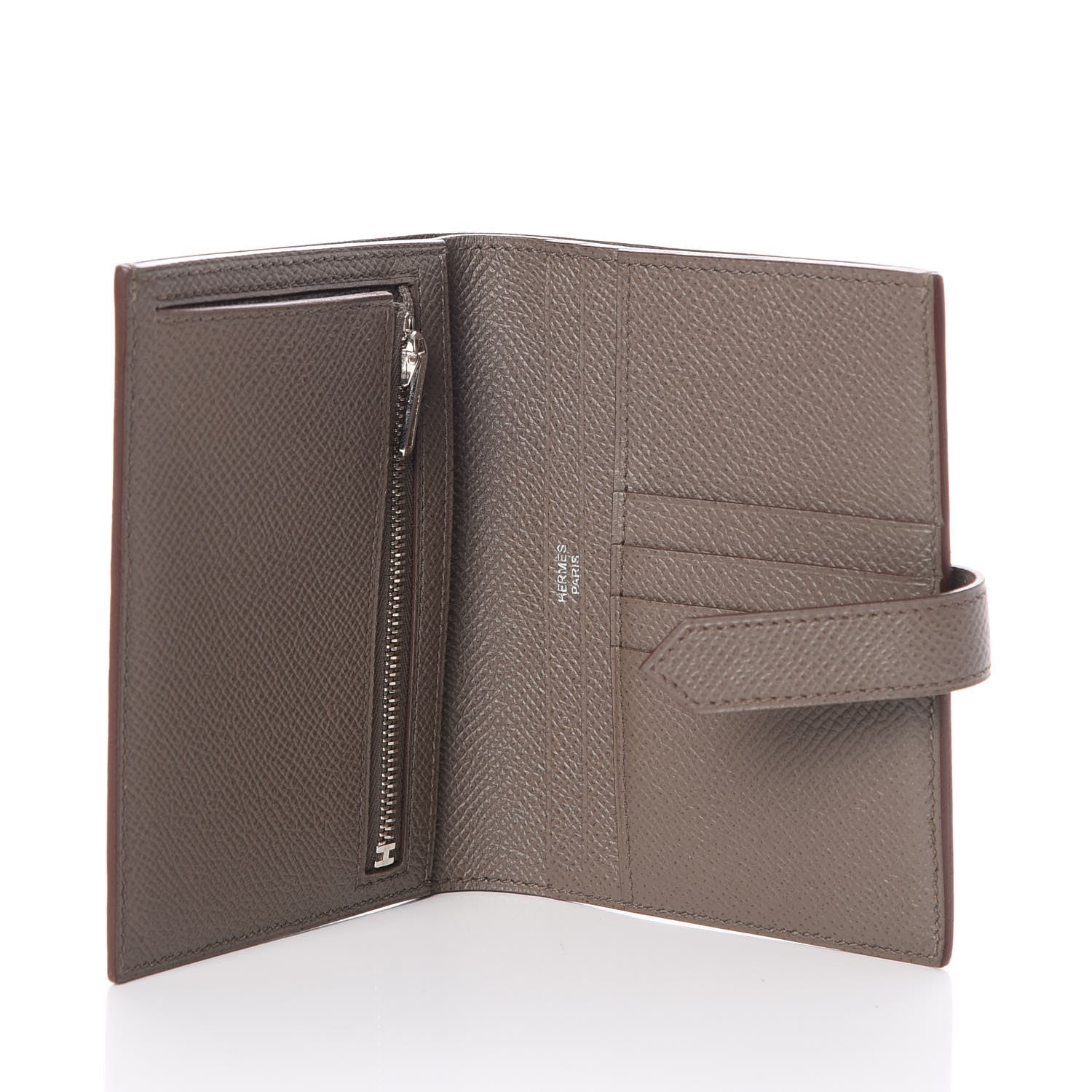 Hermes Epsom Bearn Compact Wallet Etain 5 of 8