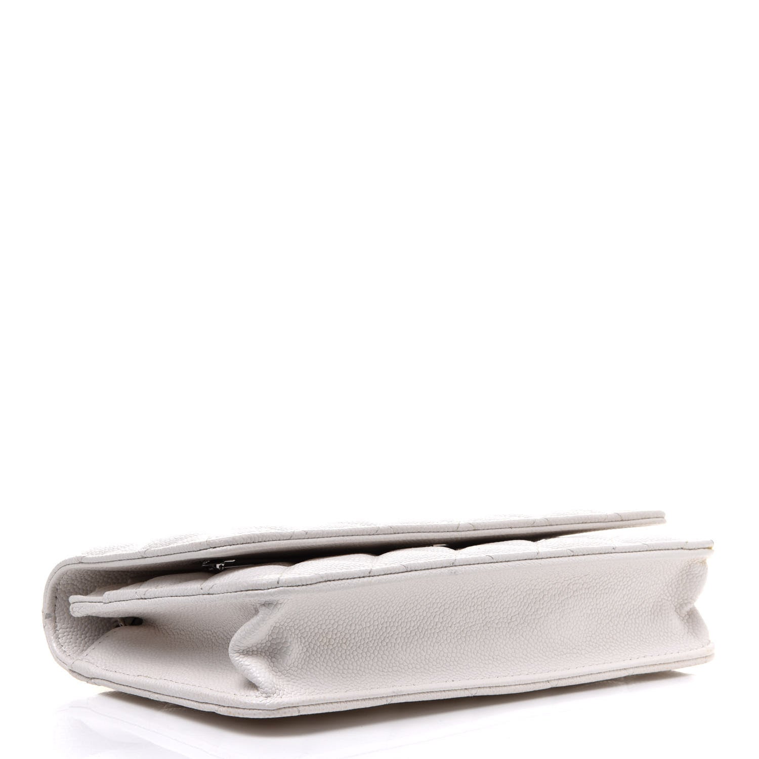 Chanel Caviar Quilted Wallet On Chain WOC White 4 of 12