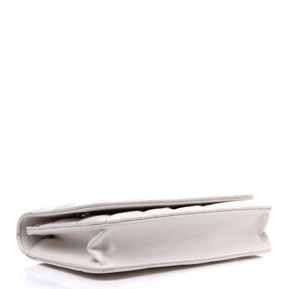 Chanel Caviar Quilted Wallet On Chain WOC White 4 of 12