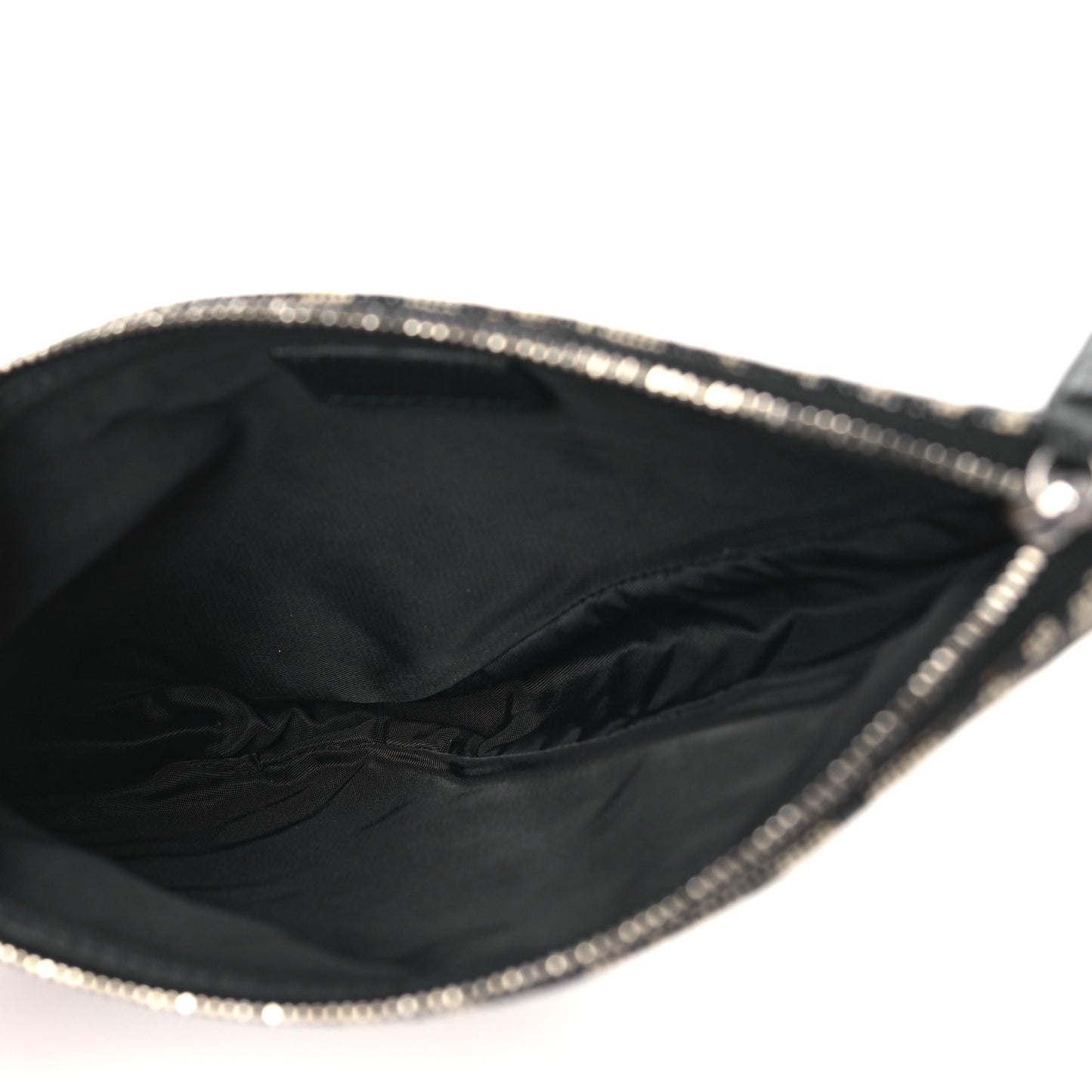 Monogram Mini Saddle Pochette Black