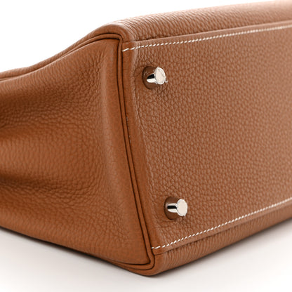 Hermes Togo Kelly Retourne 28 Gold 9 of 12
