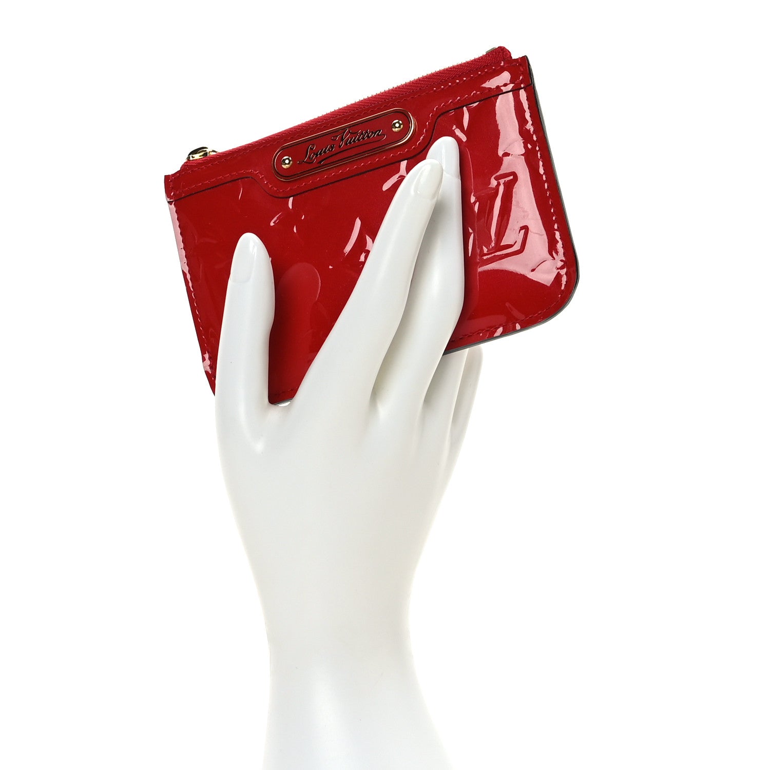 Louis Vuitton Vernis Key Pouch Pomme D'Amour 2 of 6