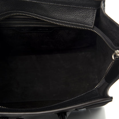 Celine Drummed Calfskin Micro Luggage Black 5 of 14