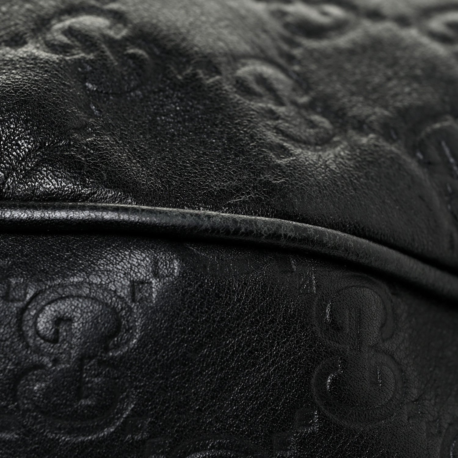 Gucci Guccissima Large GG Twins Hobo Black 11 of 23
