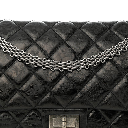 Chanel Aged Calfskin Quilted 2.55 Reissue 228 Flap Black 8 of 11