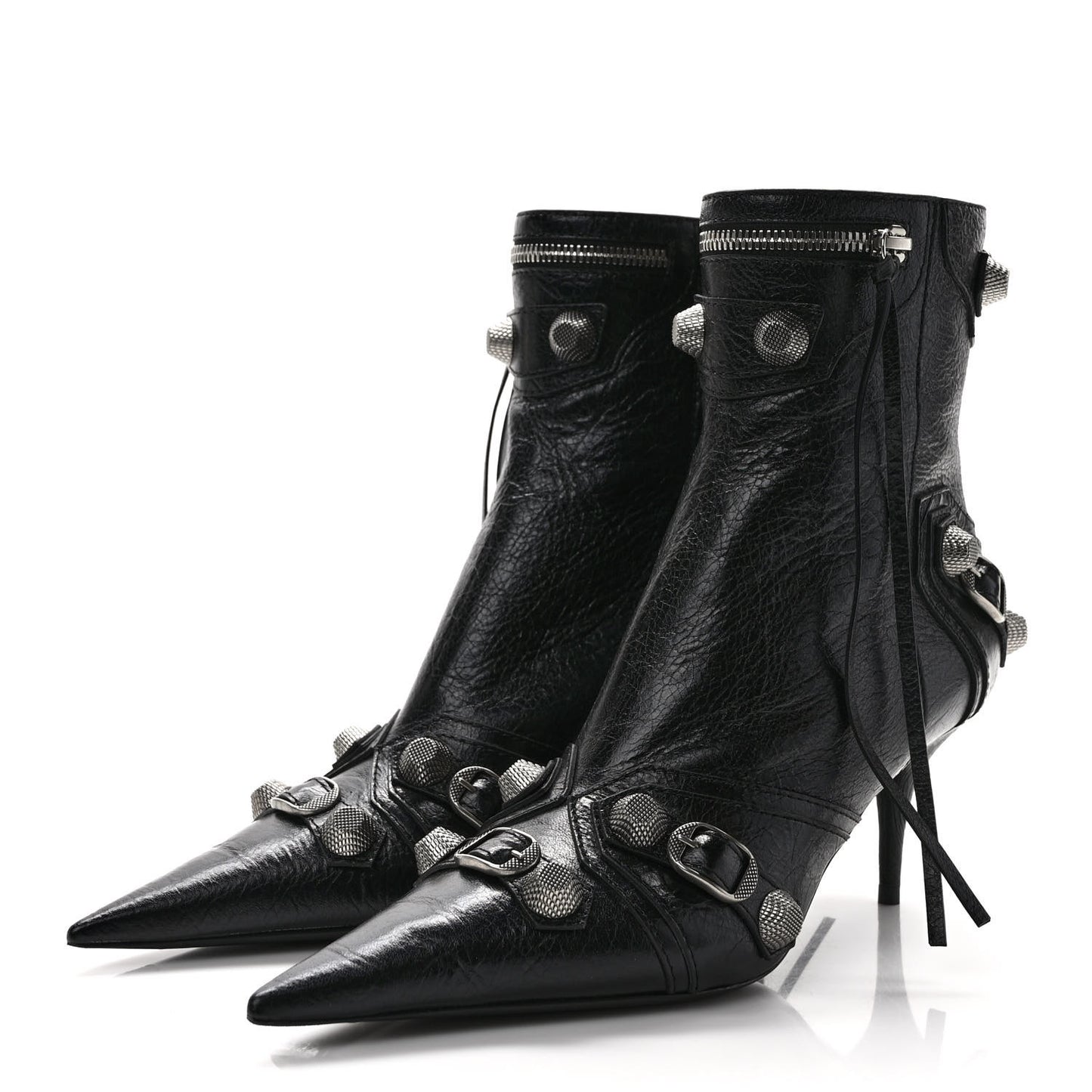 Agneau Arena Cagole 70mm Ankle Boots 39 Black