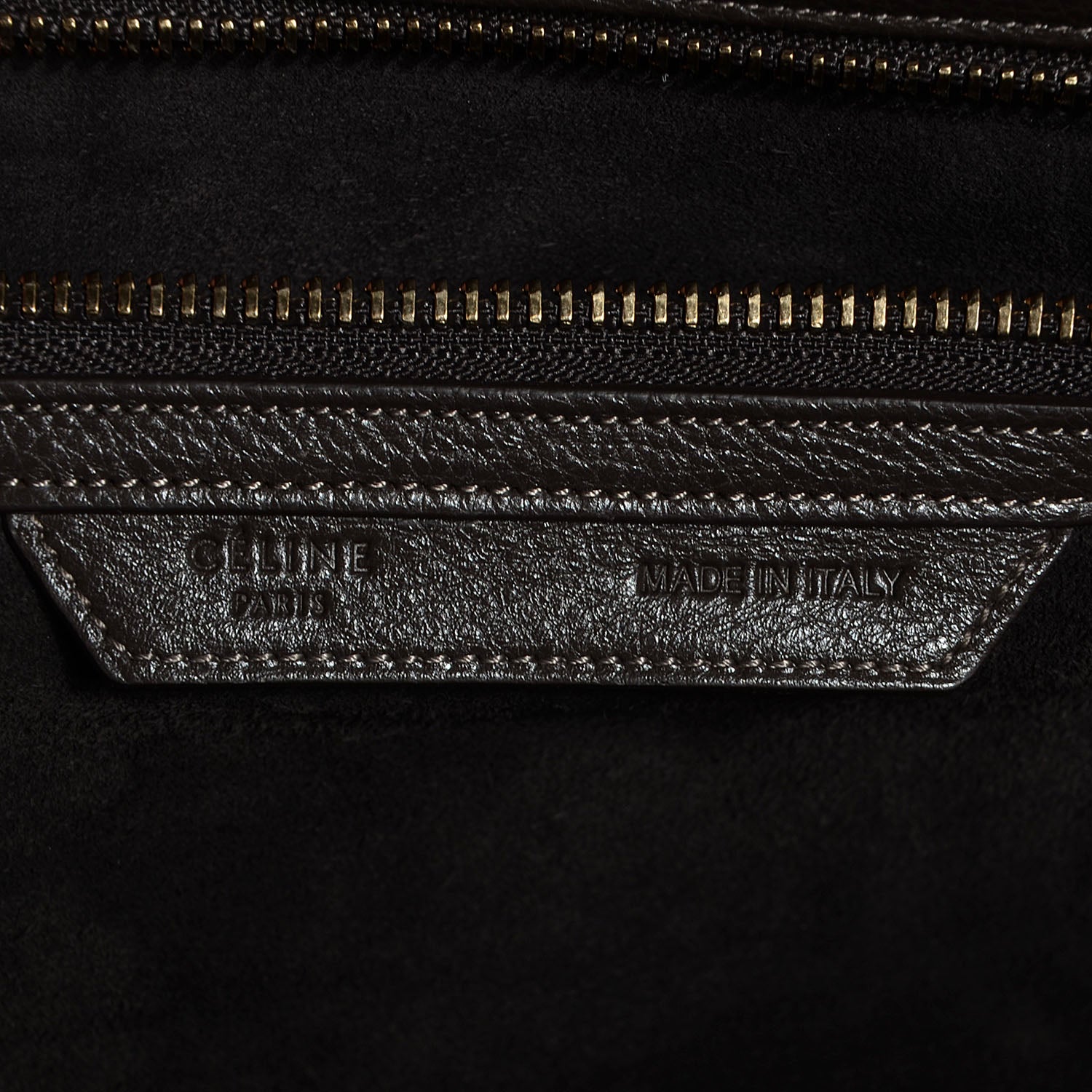 Celine Baby Calfskin Mini Luggage Anthracite 12 of 14