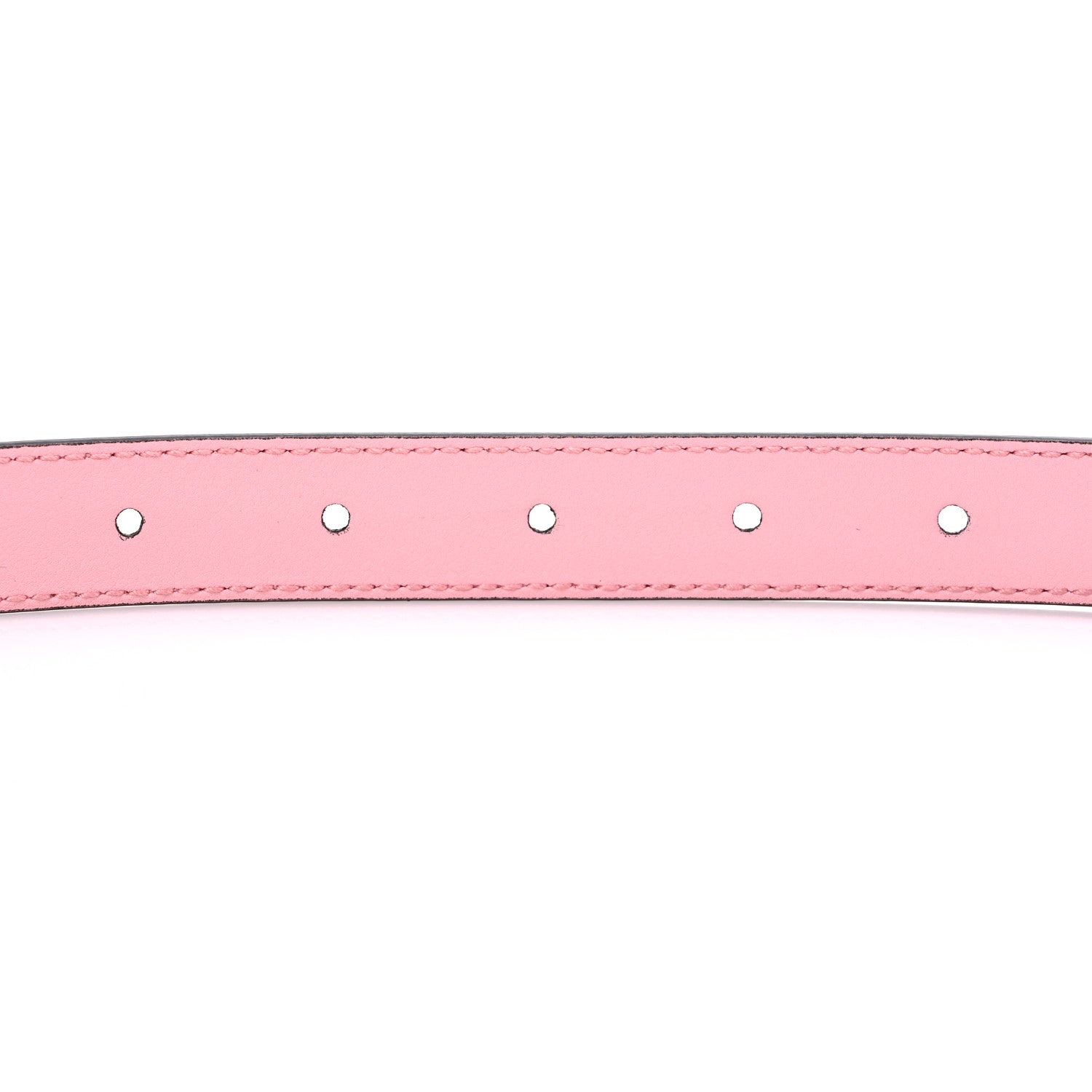 Gucci Moon Calfskin Palladium Double G 20mm Belt 80 32 Wild Rose 4 of 4