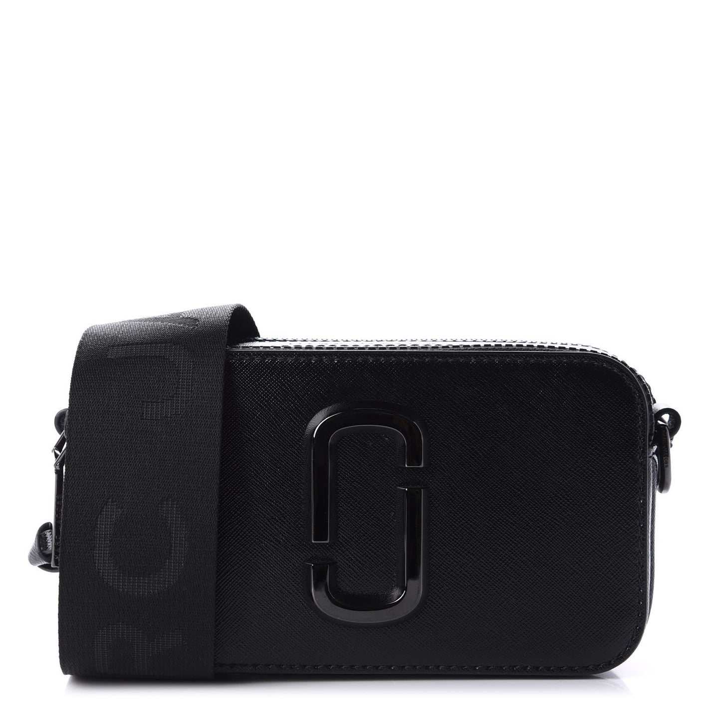 Saffiano Small Snapshot Camera Bag Black