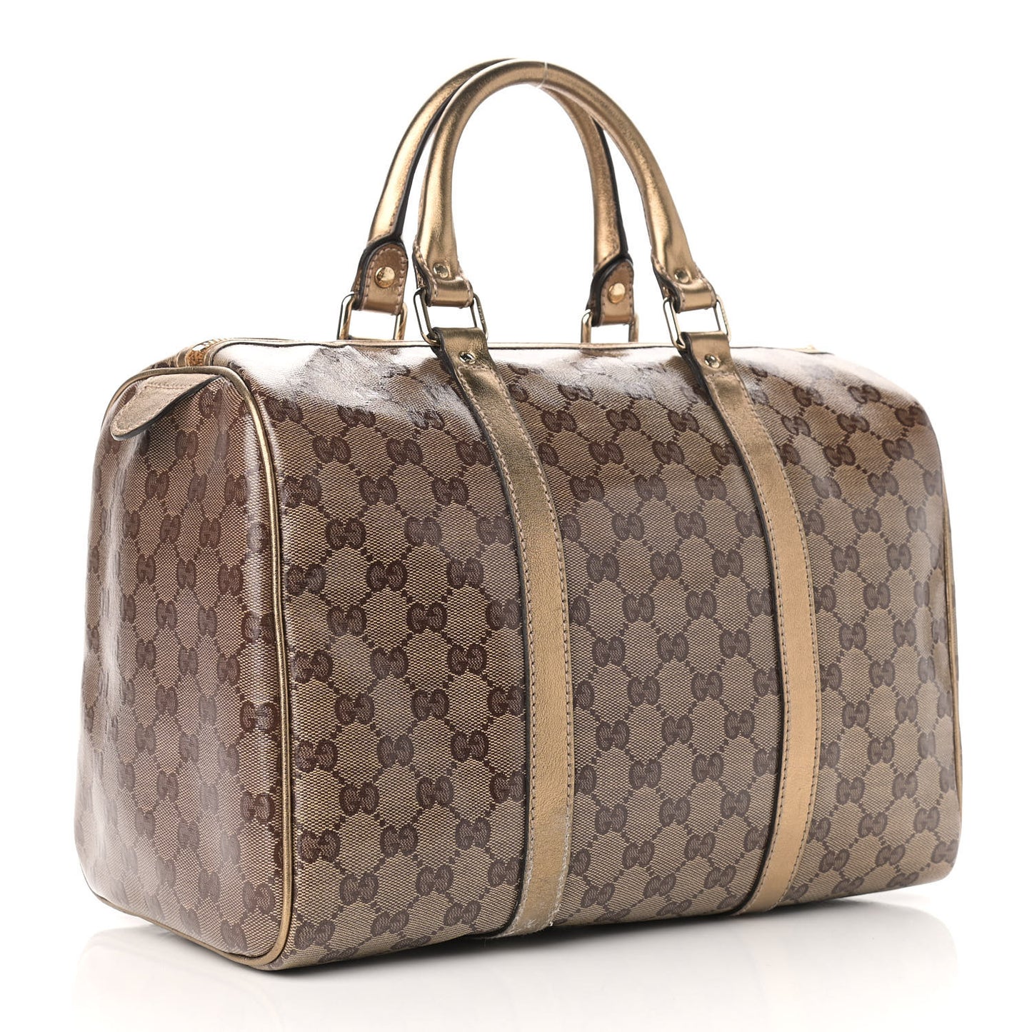 Crystal Monogram Medium Joy Boston Bronze