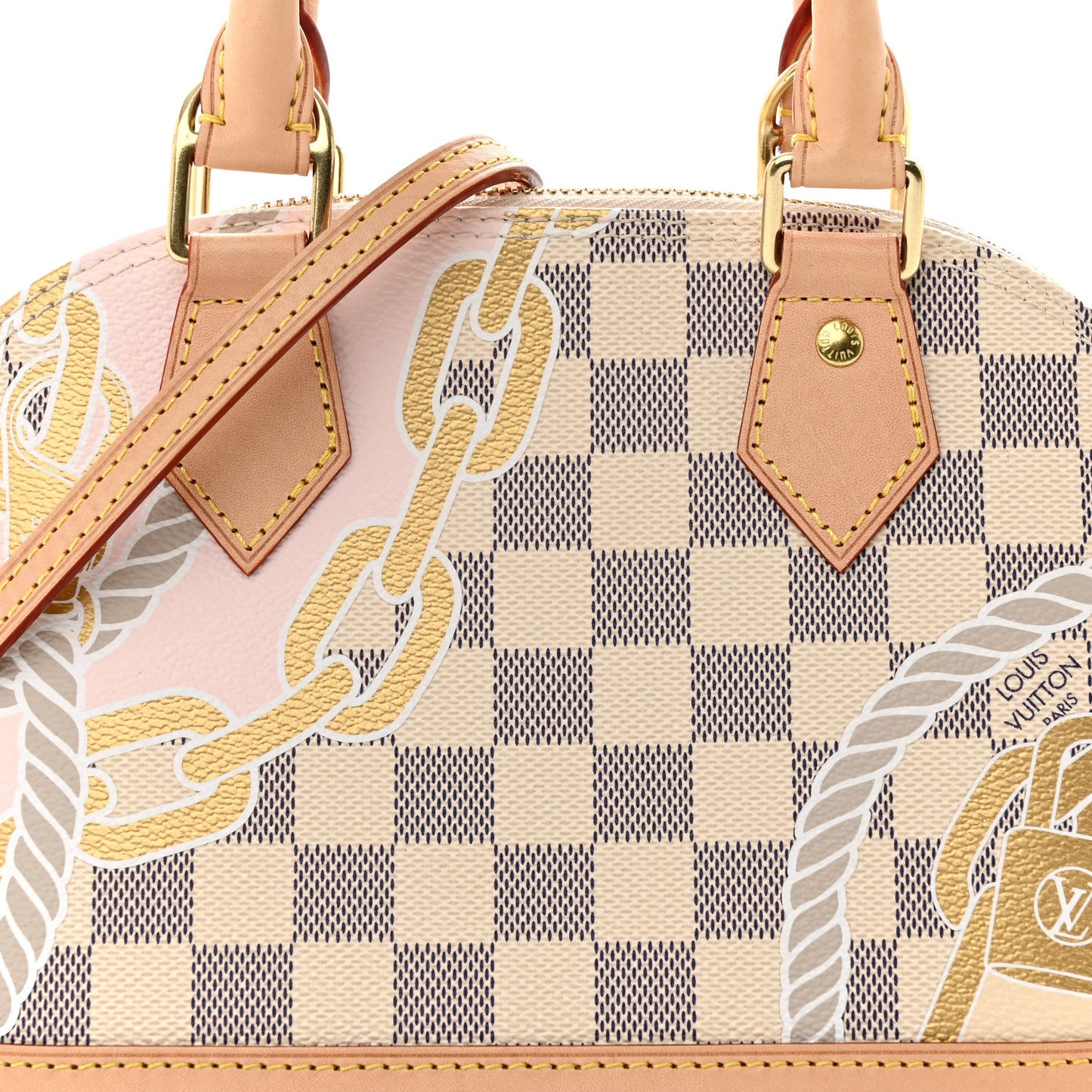 Damier Azur Nautical Alma BB