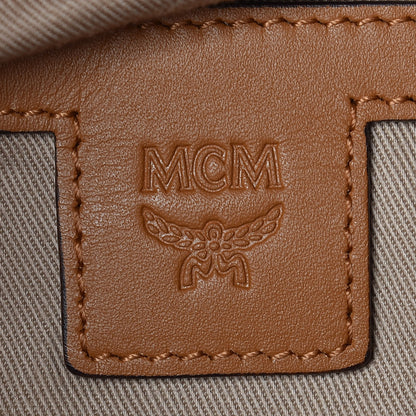 MCM Visetos Small Fusten Belt Bag Cognac 8 of 9