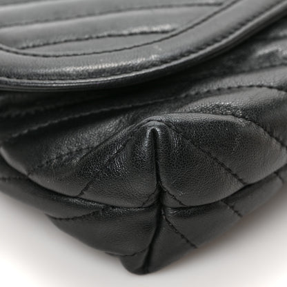 Chanel Calfskin Chevron Waist Belt Bag Black 8 of 9