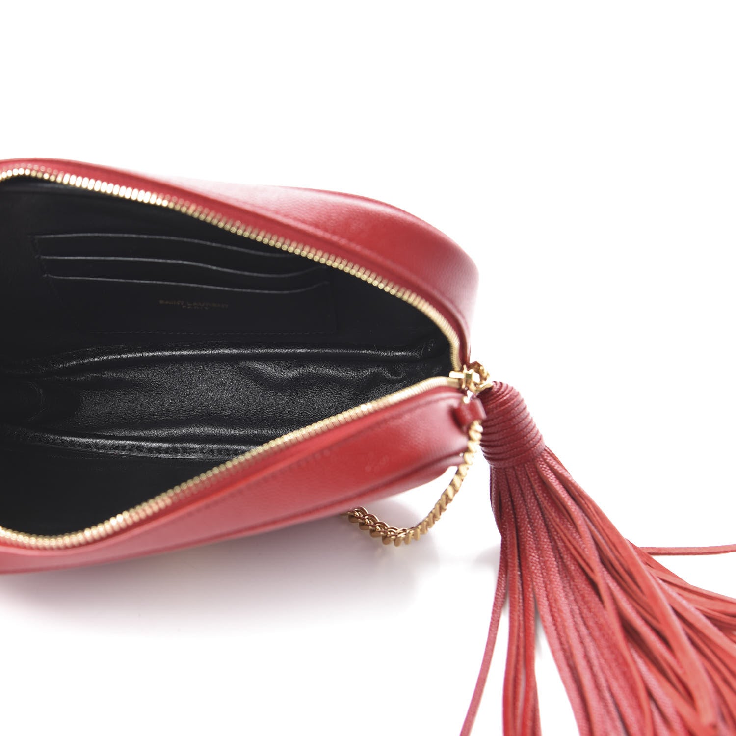 Saint Laurent Grain De Poudre Matelasse Monogram Mini Lou Camera Bag Eros Red 5 of 11