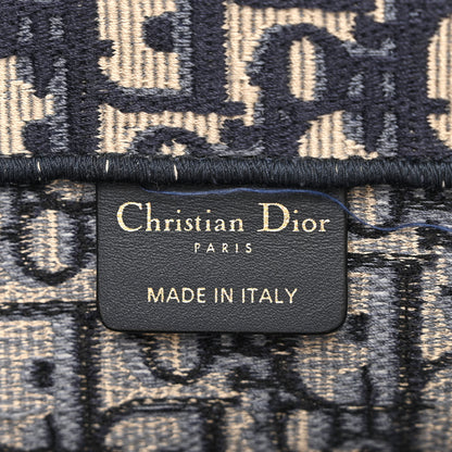 Christian Dior Oblique Medium Book Tote Blue Multicolor 6 of 11
