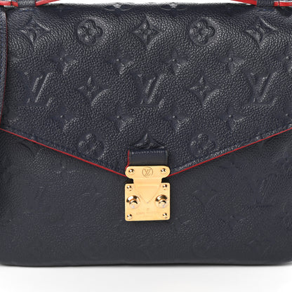 Louis Vuitton Empreinte Pochette Metis Marine Rouge 7 of 9