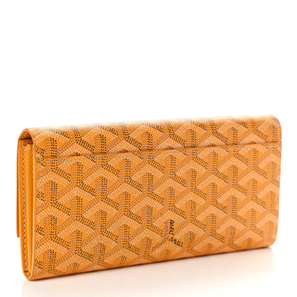 Goyard Goyardine Varenne Long Wallet Yellow 3 of 7