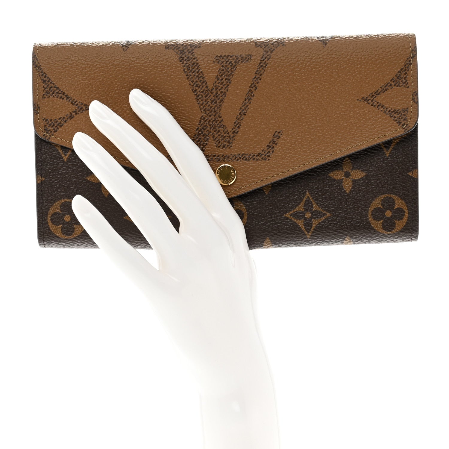 Louis Vuitton Reverse Monogram Giant Sarah Wallet 2 of 6