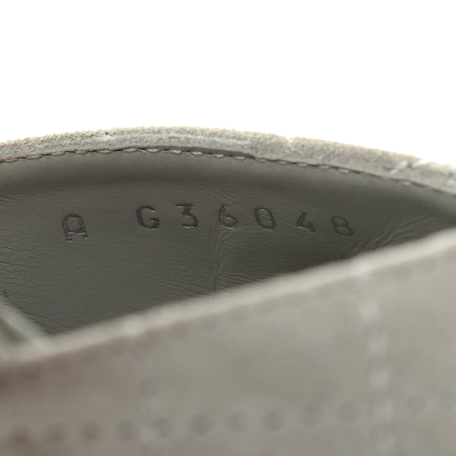 Chanel Suede Grosgrain Cap Toe CC Mary Jane Flats 36.5 Grey Black 6 of 6