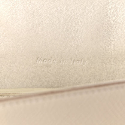 Celine Grained Calfskin Small Trotteur White 7 of 11