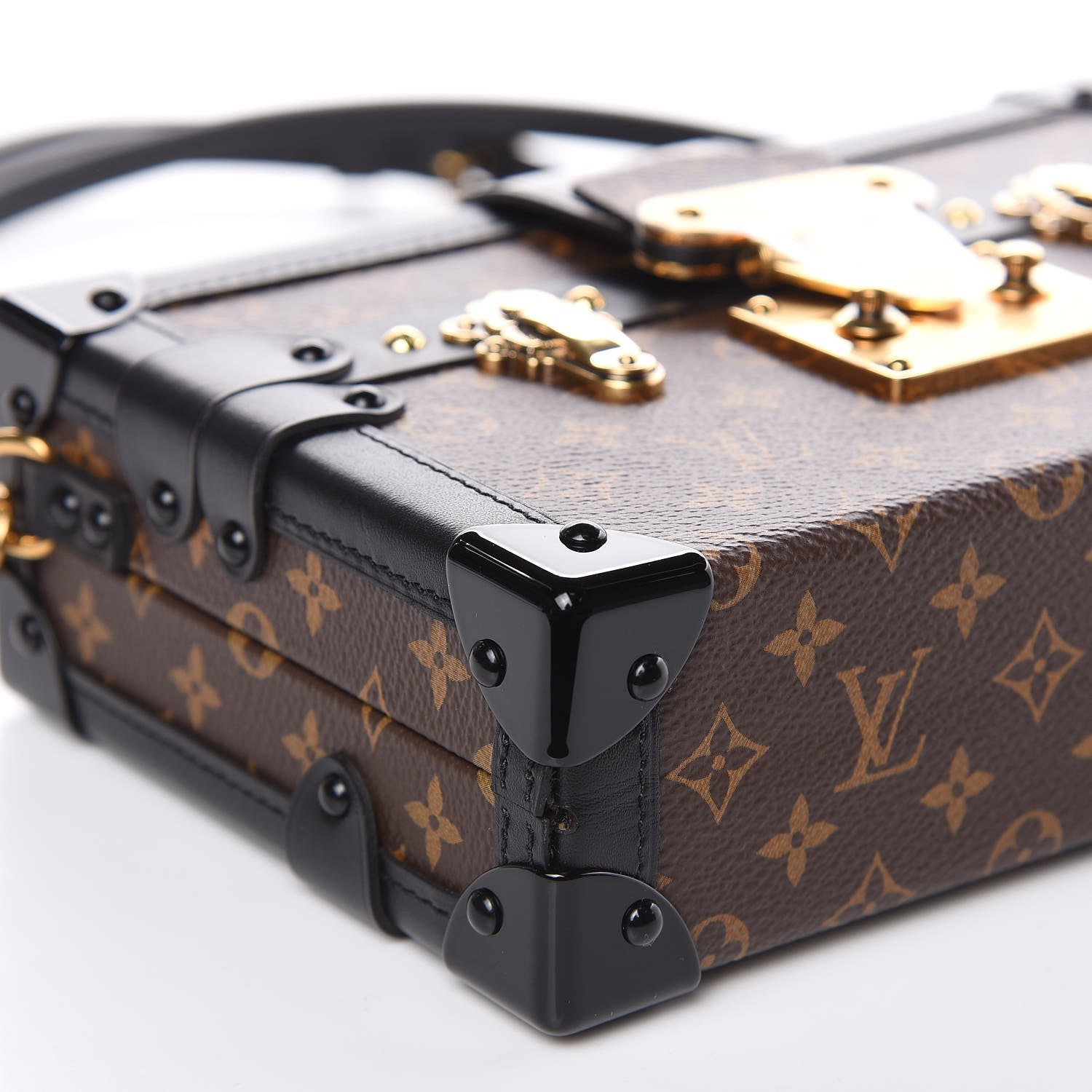 Louis Vuitton Monogram Petite Malle Black 8 of 10