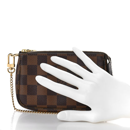 Louis Vuitton Damier Ebene Mini Pochette Accessories 2 of 9